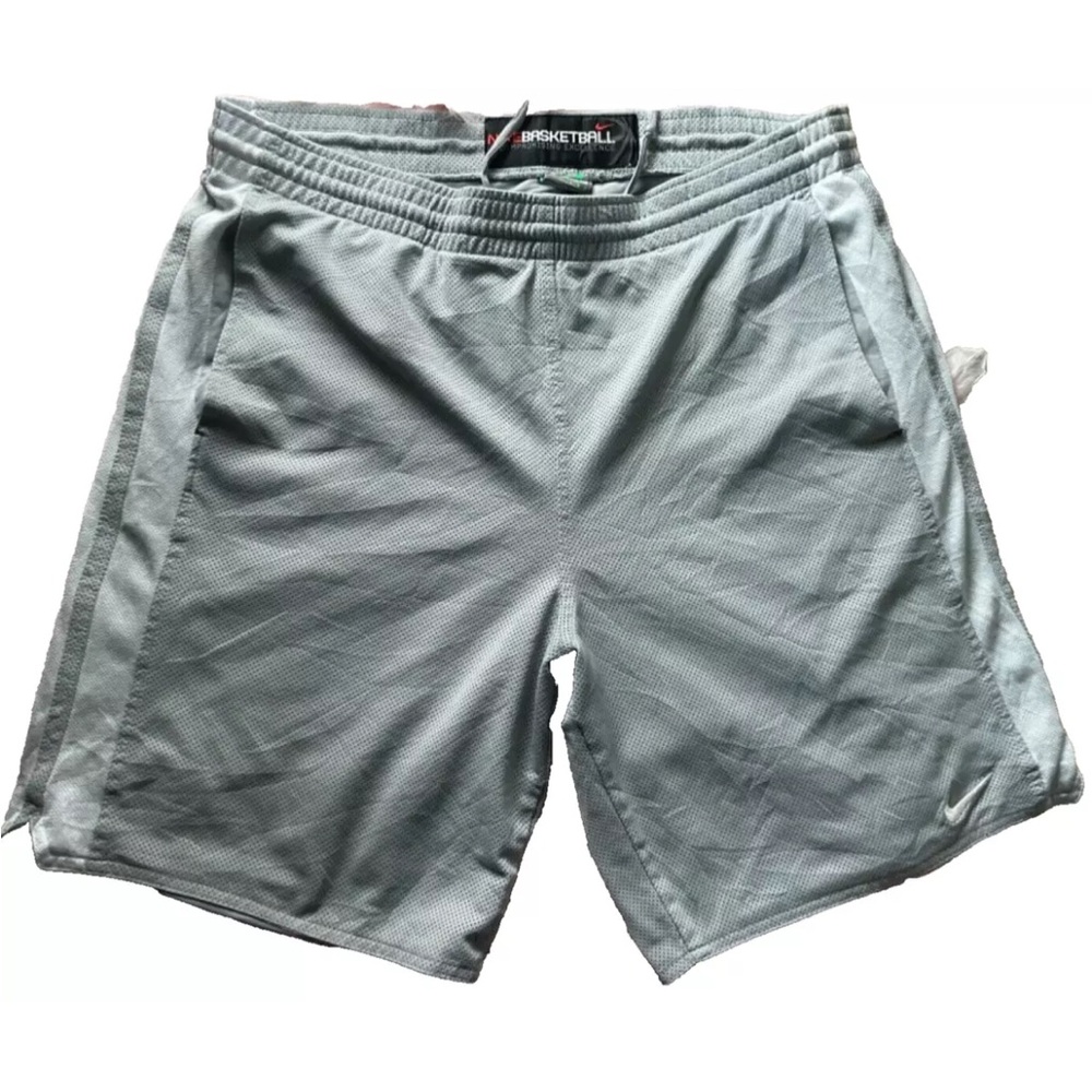Nike Basketball Shorts Adult Men's L Gray  Incompromising Excellence